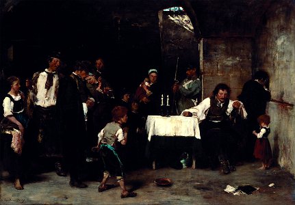 Munkácsy, Mihály - Condemned Cell I - Google Art Project