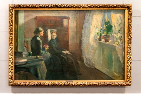 Edvard Munch - Spring - Vår - 1889 - Nasjonalmuseet - IMG 9684q. Free illustration for personal and commercial use.