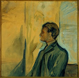 Edvard Munch - Self-Portrait in Profile - MM.M.00249 - Munch Museum