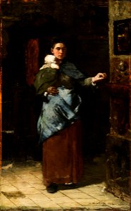 Munkácsy Mihály - 1874 - Persely előtt
