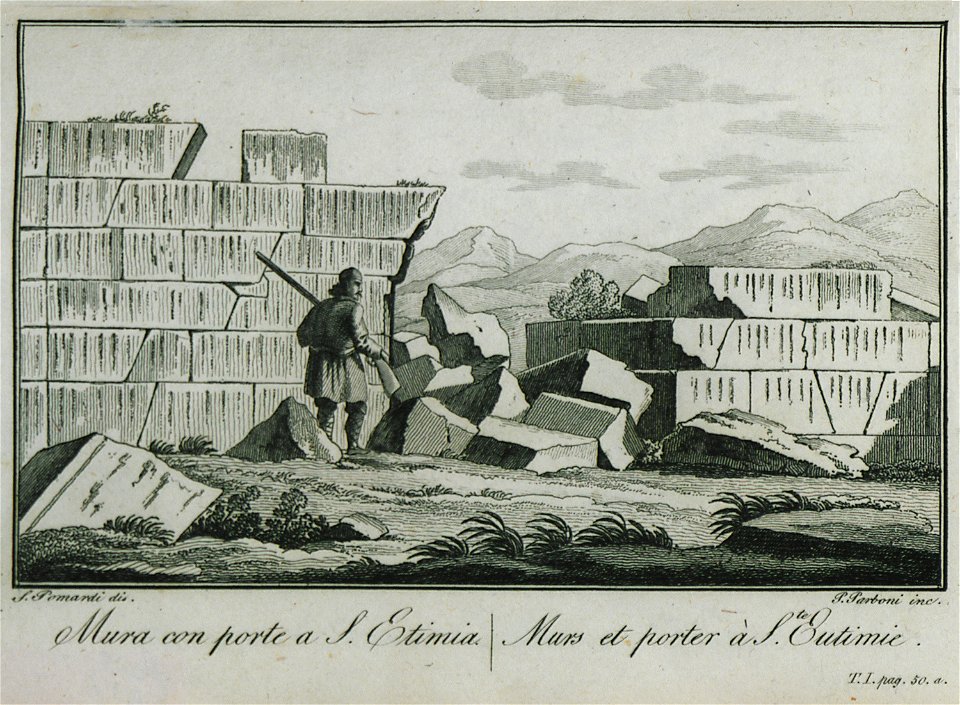 Mura con porte a Sta Etimia - Pomardi Simone - 1820