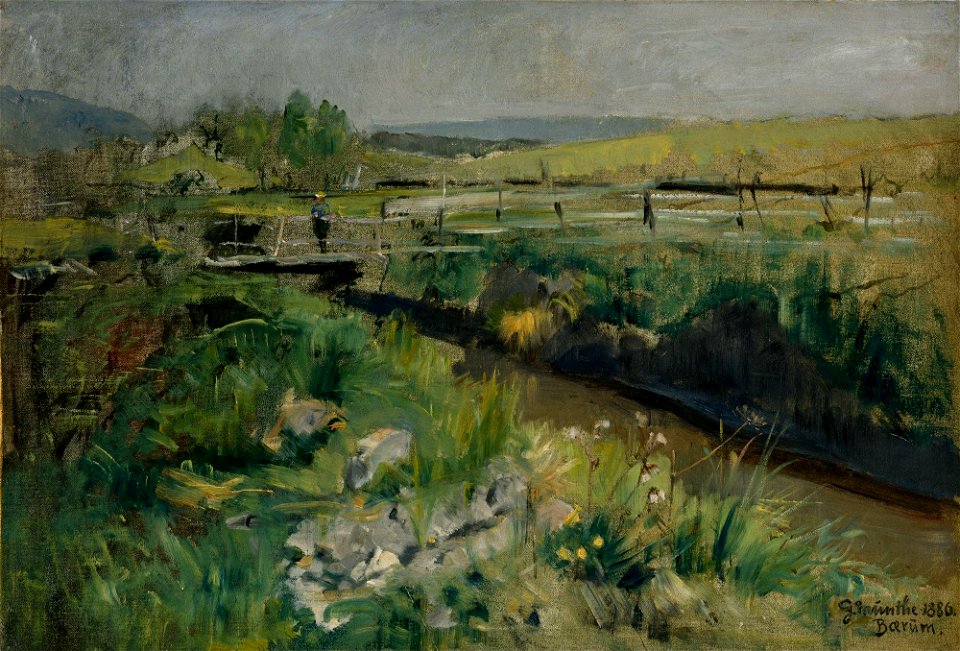 Gerhard Munthe - View from Bærum - NG.M.01538 - National Museum of Art, Architecture and Design