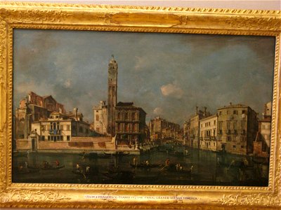 Munchen - Alte Pinakothek - Francesco Guardi (1712-1793) - Canal Grande Bei San Geremia