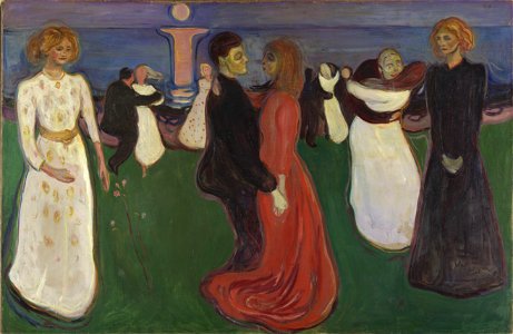 Edvard Munch - The Dance of Life - NG.M.00941 - National Museum of Art, Architecture and Design. Free illustration for personal and commercial use.
