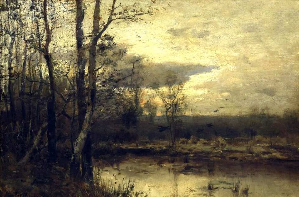 John Francis Murphy - November Sunset - 1931.640.1 - Reading Public Museum