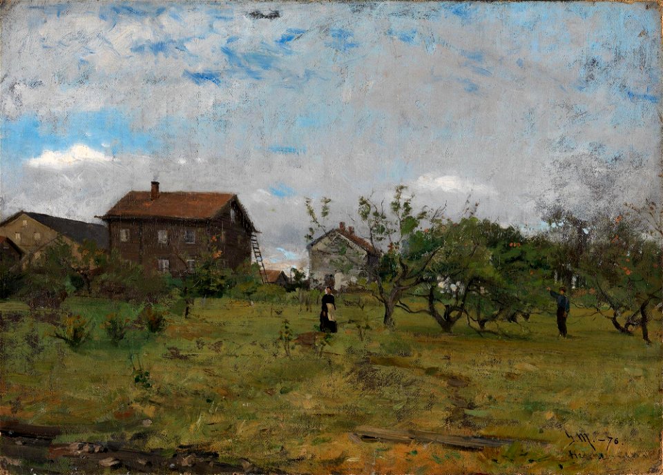 Gerhard Munthe - Farm at Hedmark - NG.M.01302 - National Museum of Art, Architecture and Design