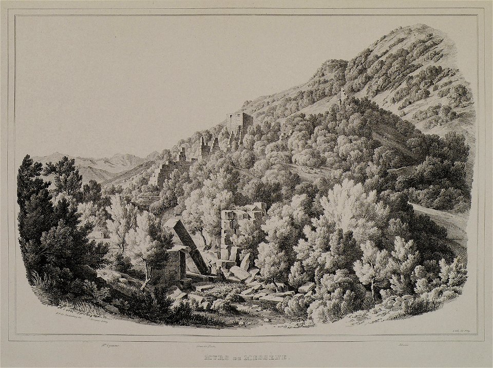 Murs de Messène - Stackelberg Otto Magnus Von - 1834