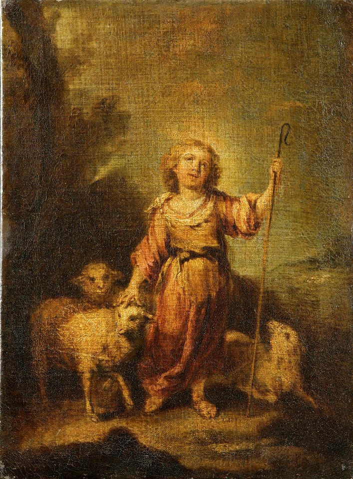 Murillo, Bartolomé Estéban - The Infant Christ as the Good Shepherd - Google Art Project