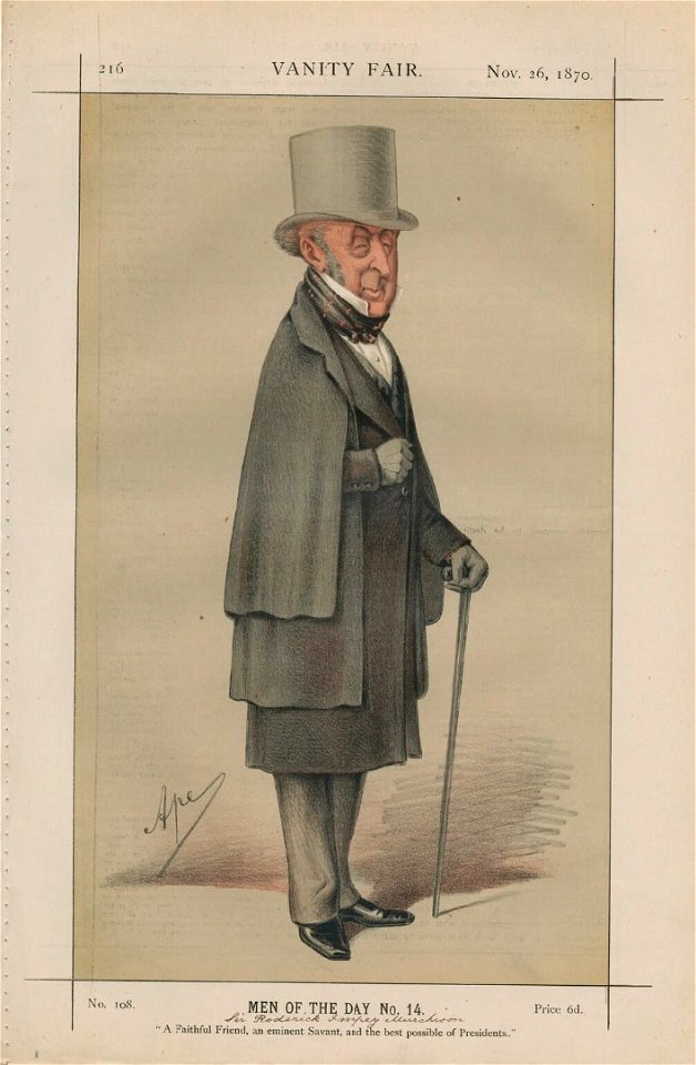 Roderick Murchison Vanity Fair 26 November 1870