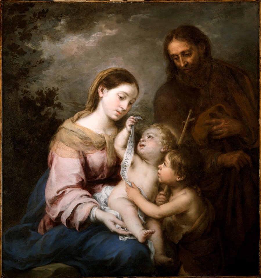 Murillo - Holy Family with Infant Saint John, c. 1670