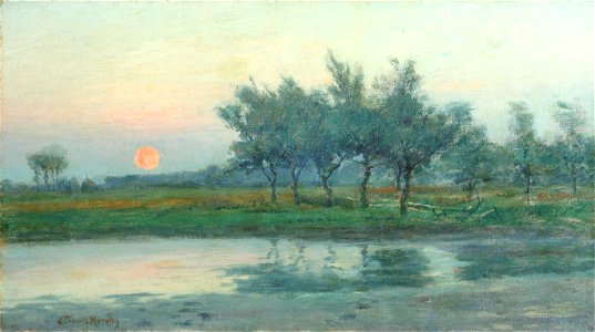 Sunlight (Setting Sun) by John Francis Murphy, 1900