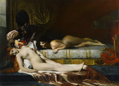 Murder in the Seraglio by Fernand Cormon (1874)