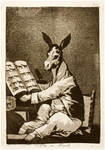 Museo del Prado - Goya - Caprichos - No. 39 - Asta su Abuelo