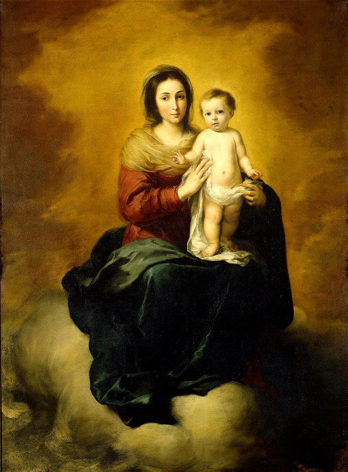 Bartolomé Esteban Murillo - Virgen con Niño (Rijksmuseum)