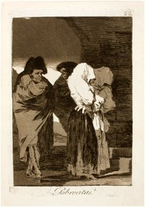 Museo del Prado - Goya - Caprichos - No. 22 - Pobrecitas!