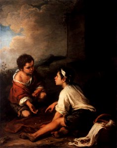 Murillo-Two Boys Playing Dice