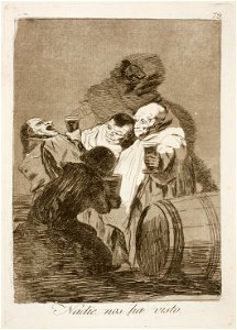 Museo del Prado - Goya - Caprichos - No. 79 - Nadie nos ha visto