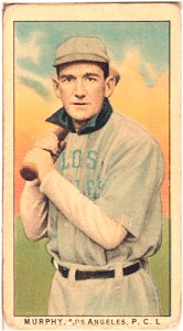 Murphy, Los Angeles Team, baseball card portrait LCCN2008676992