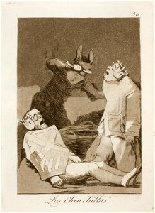 Museo del Prado - Goya - Caprichos - No. 50 - Los Chinchillas