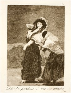 Museo del Prado - Goya - Caprichos - No. 16 - Dios la perdone - Y era su madre