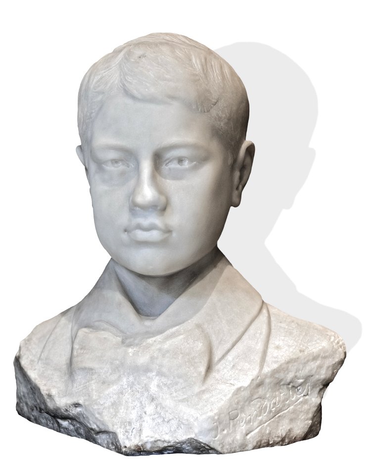 Musée des Beaux-Arts de Gaillac - Buste d'enfant - Marbre - Jules Pendariès