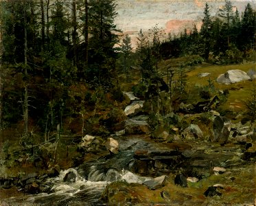 Gerhard Munthe - Brook at Øylo - NG.M.00832 - National Museum of Art, Architecture and Design
