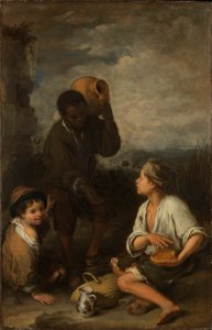 Murillo, Bartolomé Estéban - Three Boys - Google Art Project