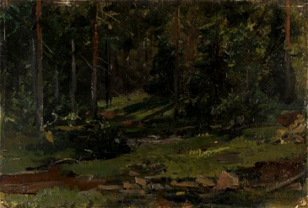 Gerhard Munthe - Wooded Landscape - NG.M.00906 - National Museum of Art, Architecture and Design