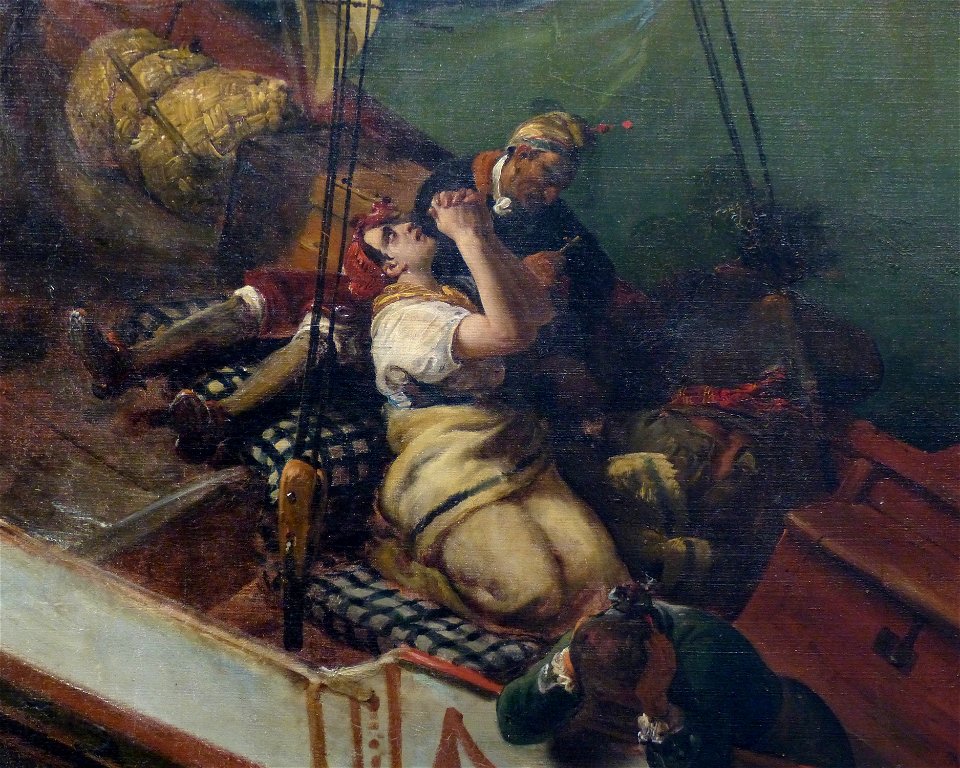 Musée Calvet Vernet Horace Jospeh Vernet attaché à un mât 1822d