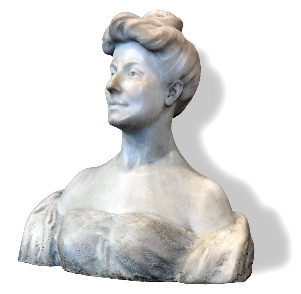 Musée des Beaux-Arts de Gaillac - La dame de Bruxelles - Marbre - Jules Pendariès