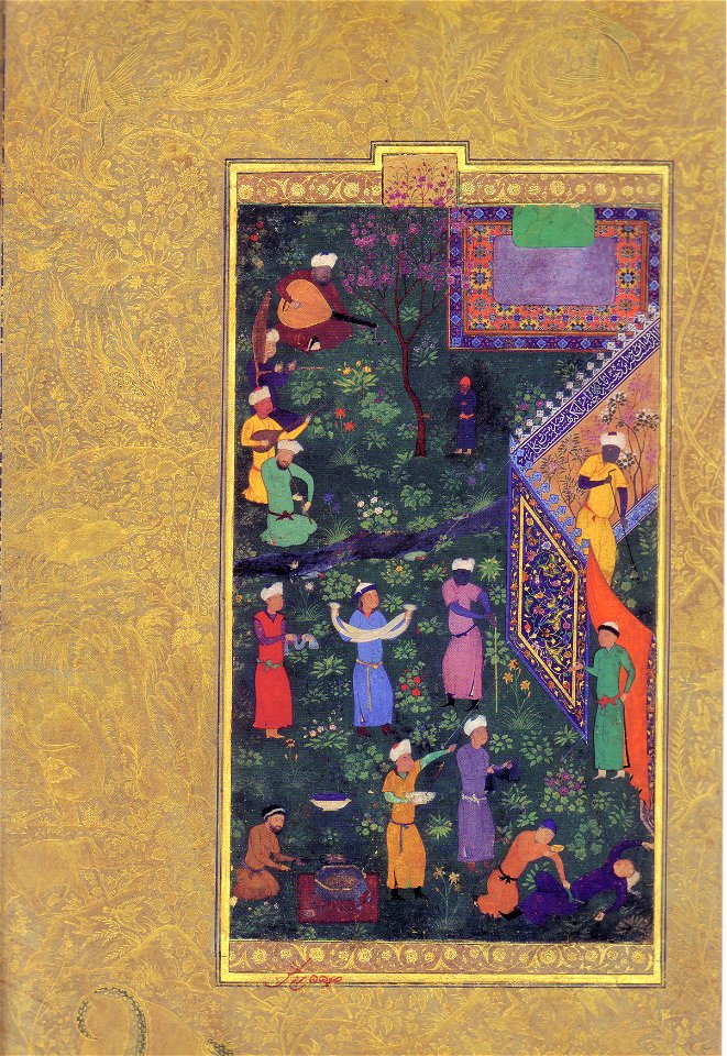 Muraqqa-e Golshan (Page 055, left part)