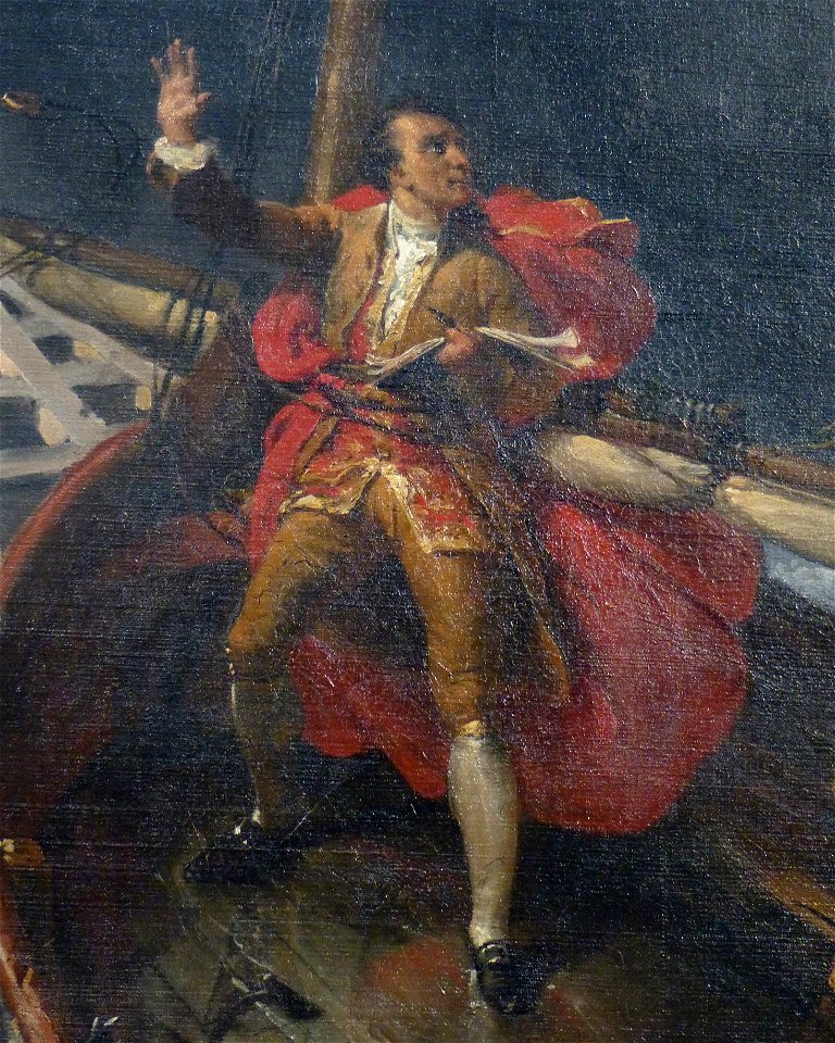 Musée Calvet Vernet Horace Jospeh Vernet attaché à un mât 1822b