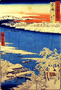 Musashi Province, Sumida River, Snowy Morning (5765349053)