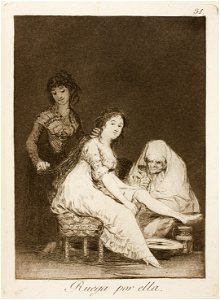 Museo del Prado - Goya - Caprichos - No. 31 - Ruega por ella
