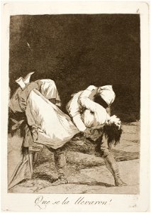 Museo del Prado - Goya - Caprichos - No. 08 - Que se la llevaron!
