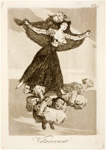 Museo del Prado - Goya - Caprichos - No. 61 - Volaverunt