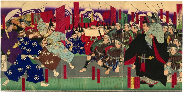 Murasakino Daitokuji shokō no zu by Yoshitoshi