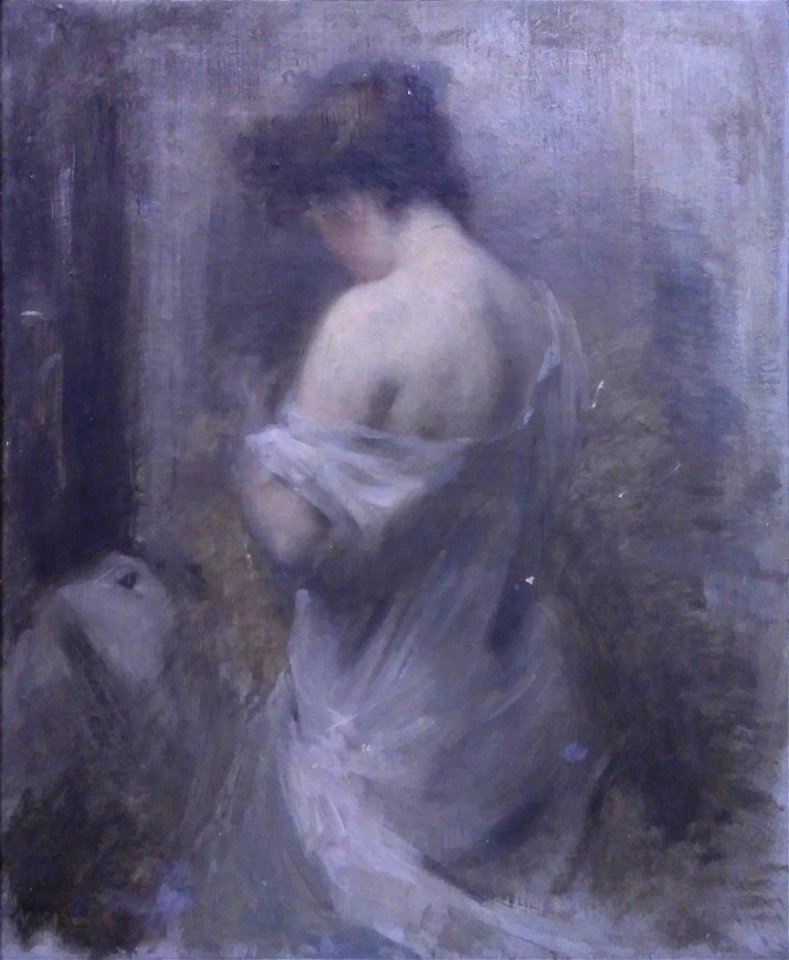 Musée Baron-Martin, Femme à sa toilette, Armand Berton