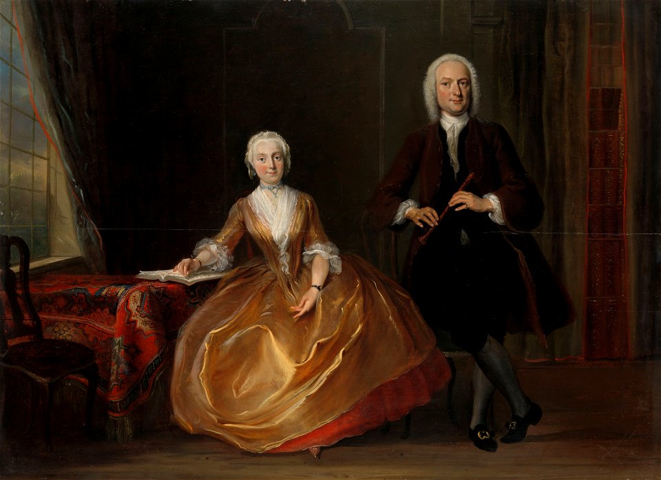 Musicerend paar Rijksmuseum SK-A-4115