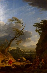 Musée Calvet Vernet Joseph Orage sur terre 1765