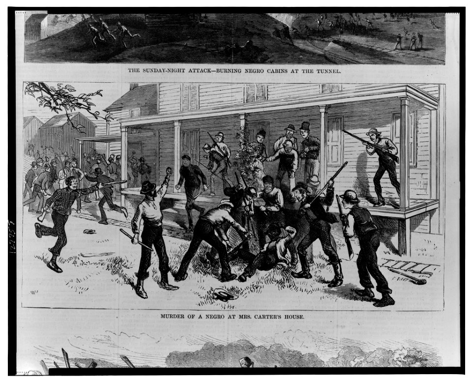 Murder of a Negro at Mrs. Carter's house LCCN2001695526