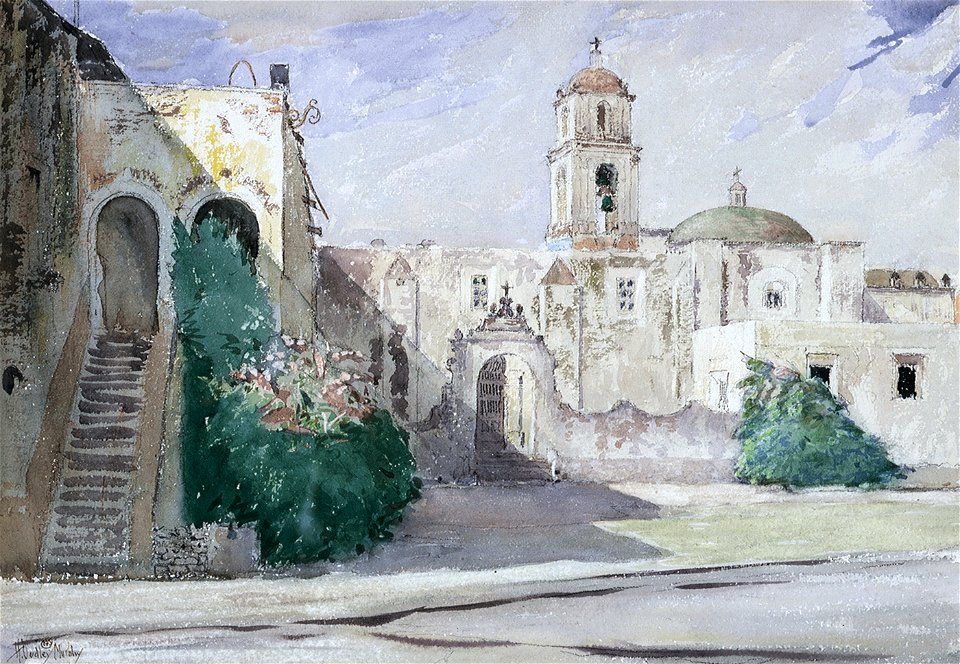 European Courtyard by Hermann Dudley Murphy