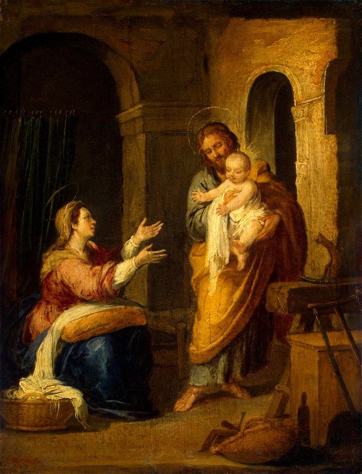 Murillo - Holy Family, circa 1665
