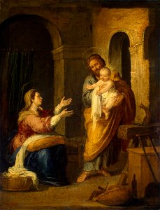 Murillo - Holy Family, circa 1665