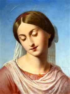 Musée Ingres-Bourdelle - Tête de Vierge, 1865 - Eugène Amaury-Duval - MI.71.1.1