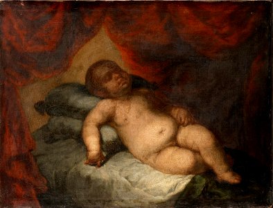 Murillo, Bartolomé Estéban - Infant Christ Asleep - Google Art Project