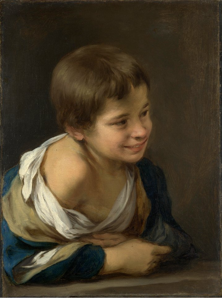 Murillo-niño asomado a la ventana