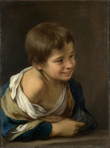 Murillo-niño asomado a la ventana