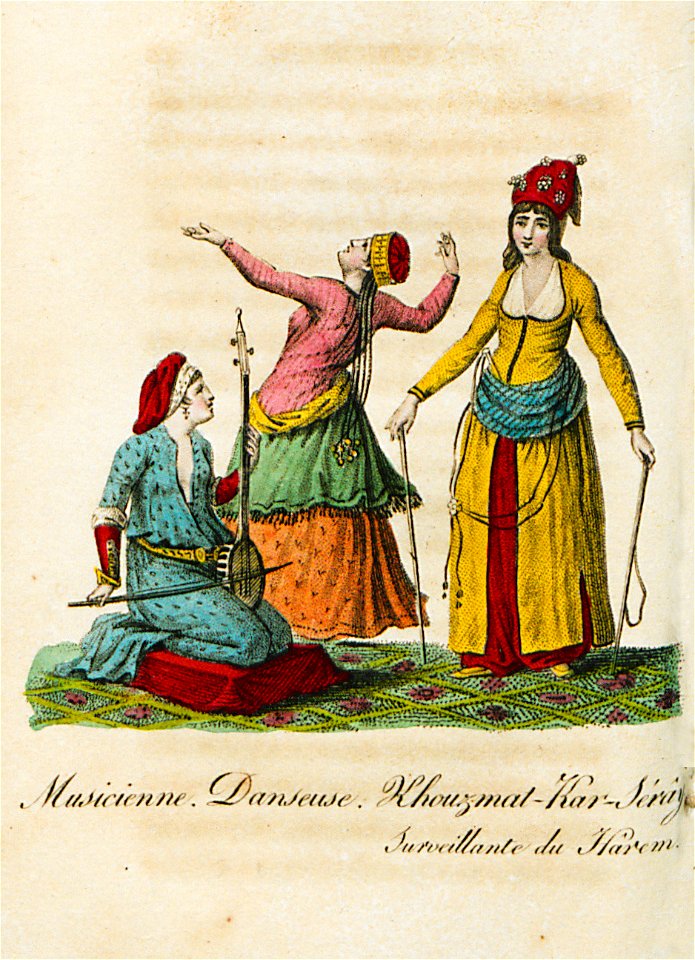 Musicienne Danseuse Khouzmal-Kar-Sérây - Castellan Antoine-laurent - 1812
