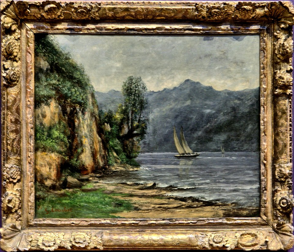 Musée des Beaux Arts Besançon, Courbet-Bord du lac Léman